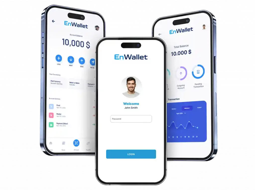 EnWallet Product Page Mockup